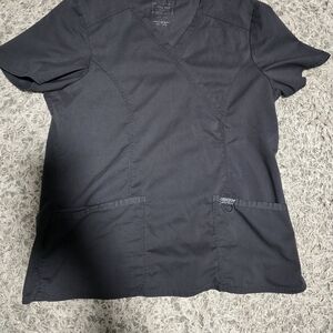 Cherokee Charcoal Scrub Top